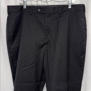 Savane Men's Black Dress Pants. Business Casual Office Stretch
